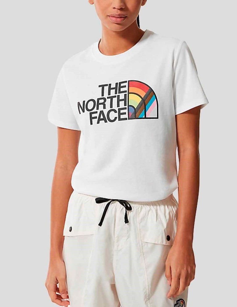 T-shirt THE NORTH FACE w pride tee white